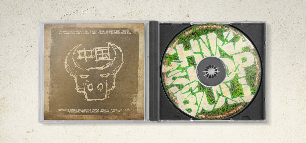 China Shop Bull, graphic design for album artwork